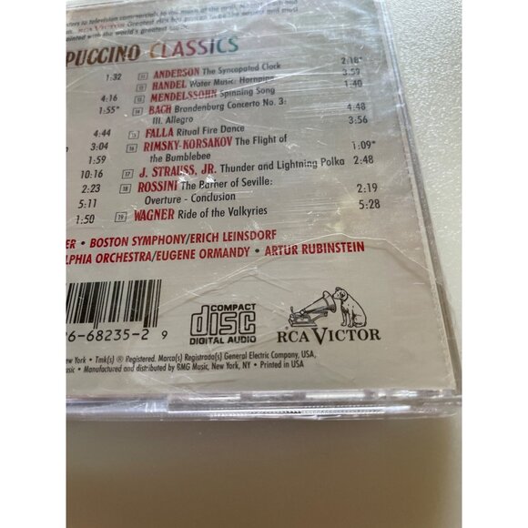Cappuccino Classics CD RCA Victor Great Classical Hits 60 Minutes Various Artist - Picture 3 of 5